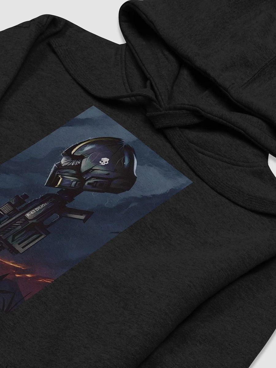 Helldivers 2 Helmet On A Gun Hoodie product image (22)