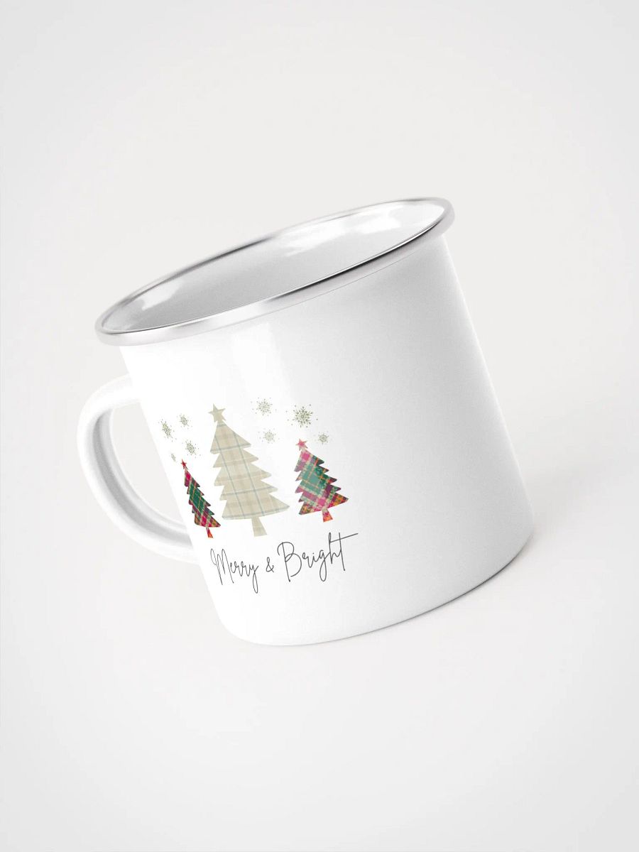 Plaid Christmas Enamel Mug product image (5)