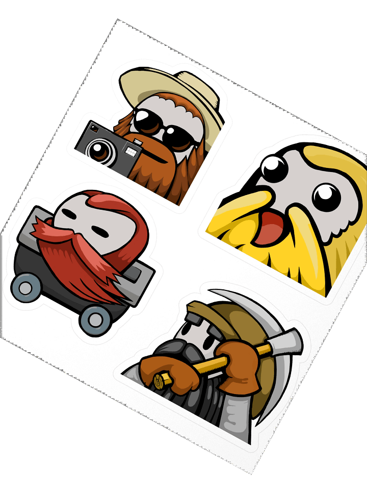 Emote Sticker Set. product image (2)