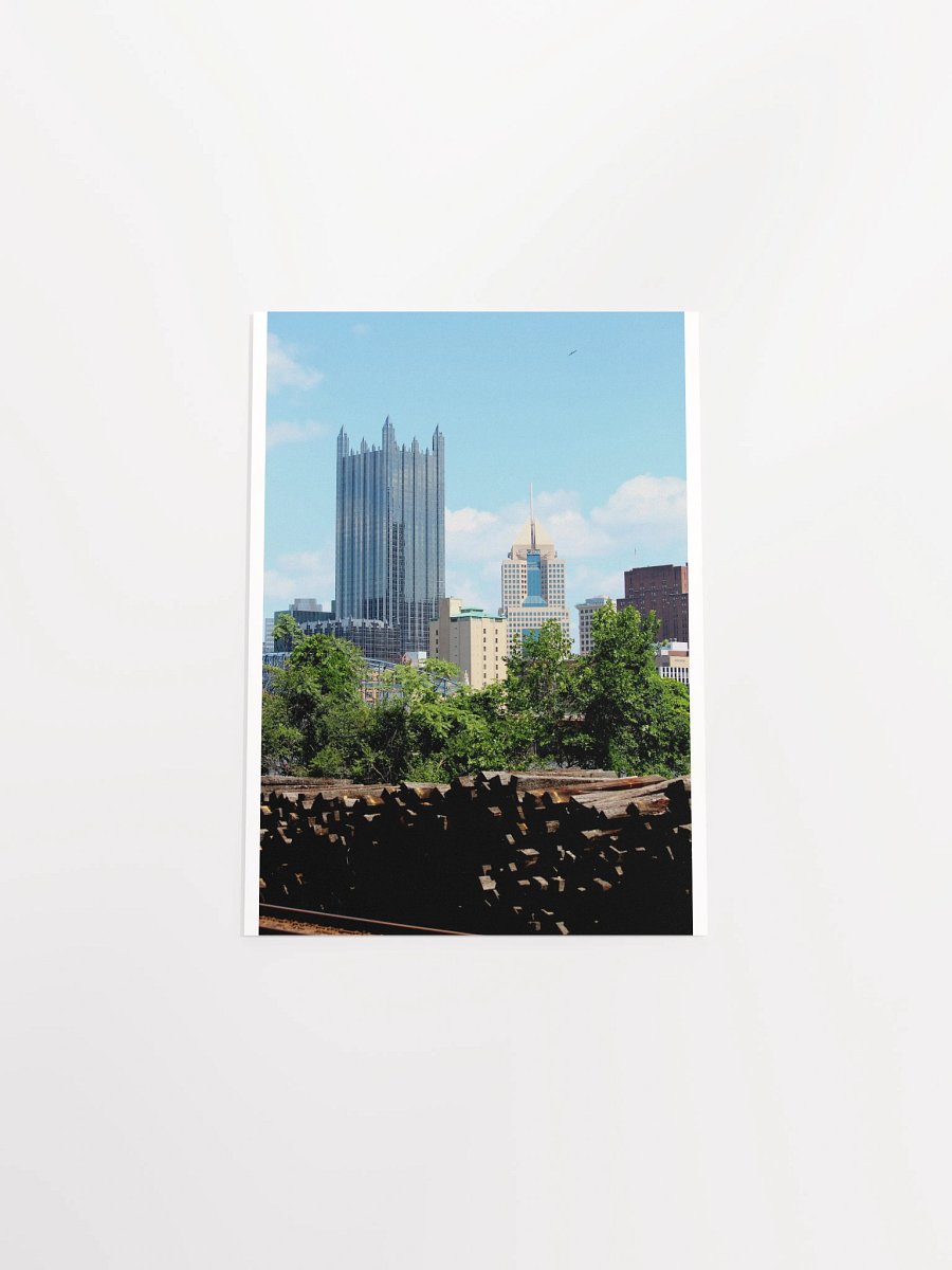 Pittsburgh - PPG Place, Highmark Building, and Lumber pile - print/poster product image (4)