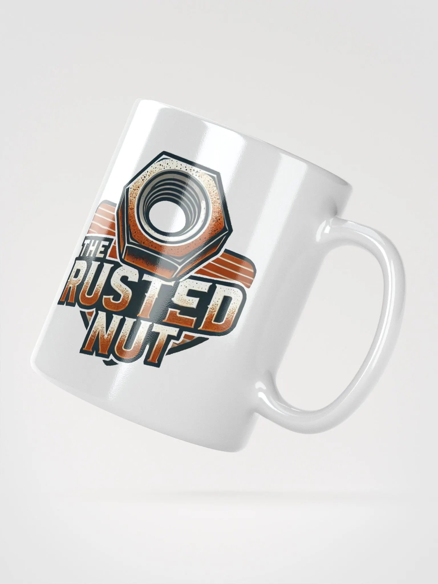 The Rusted Nut White Mug product image (2)