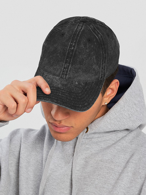 Photo showing Otto Vintage Wash Dad Hat