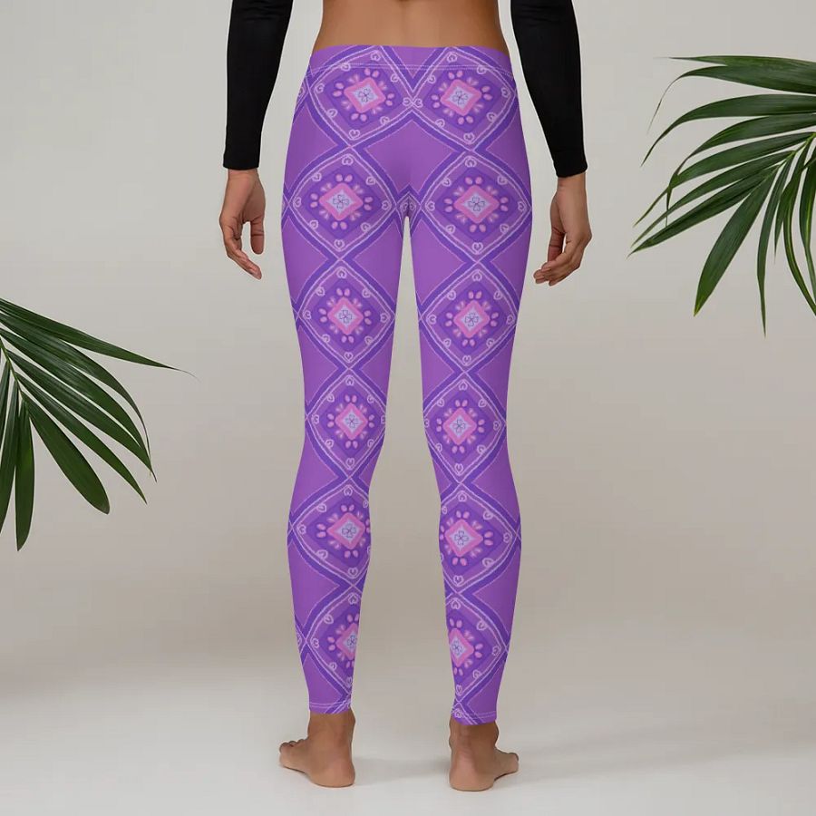Lilac Pattern Leggings product image (3)