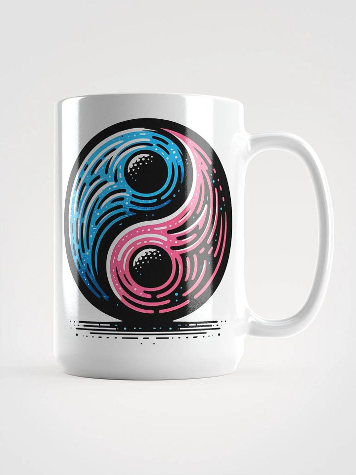 Graffiti Yin Yang Coffee Mug – Sip in Vibrant Harmony 🎨 product image (1)
