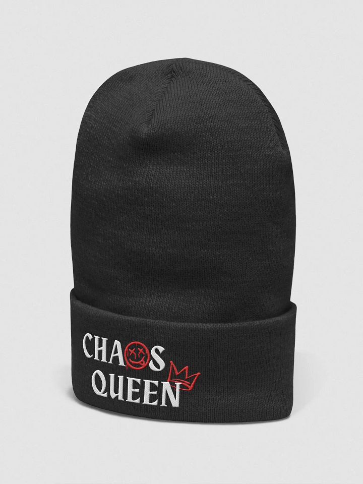 Chaos Queen Embroidered Beanie product image (5)