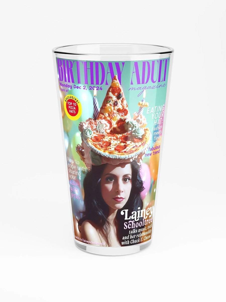 Limited Edition BIRTHDAY ADULT MAGAZINE 2024 Pint Glass product image (3)