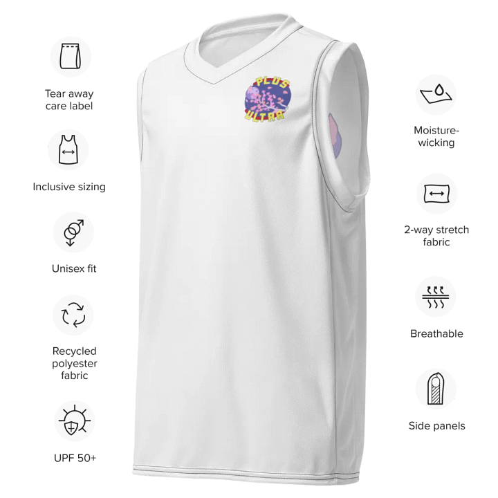 Plus Ultra Basketball Jersey (Back) product image (2)