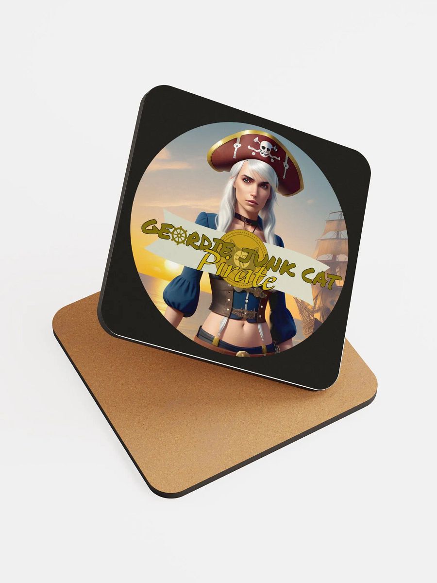 Pirate THREE Drink Coaster (3.74″x 3.74″, US and EU SHIPPING) product image (6)