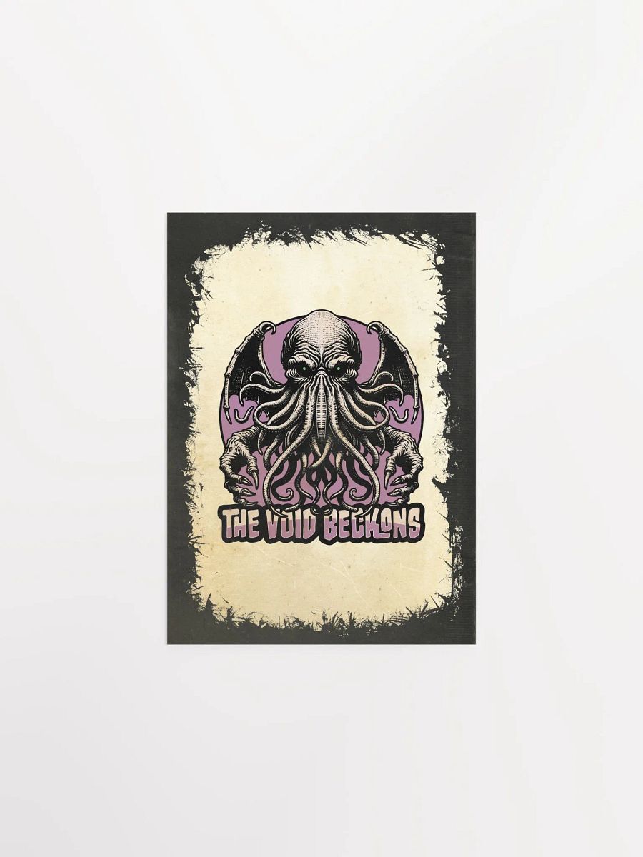 “The Void Beckons” Cthulhu Poster – Gothic Horror Art product image (2)