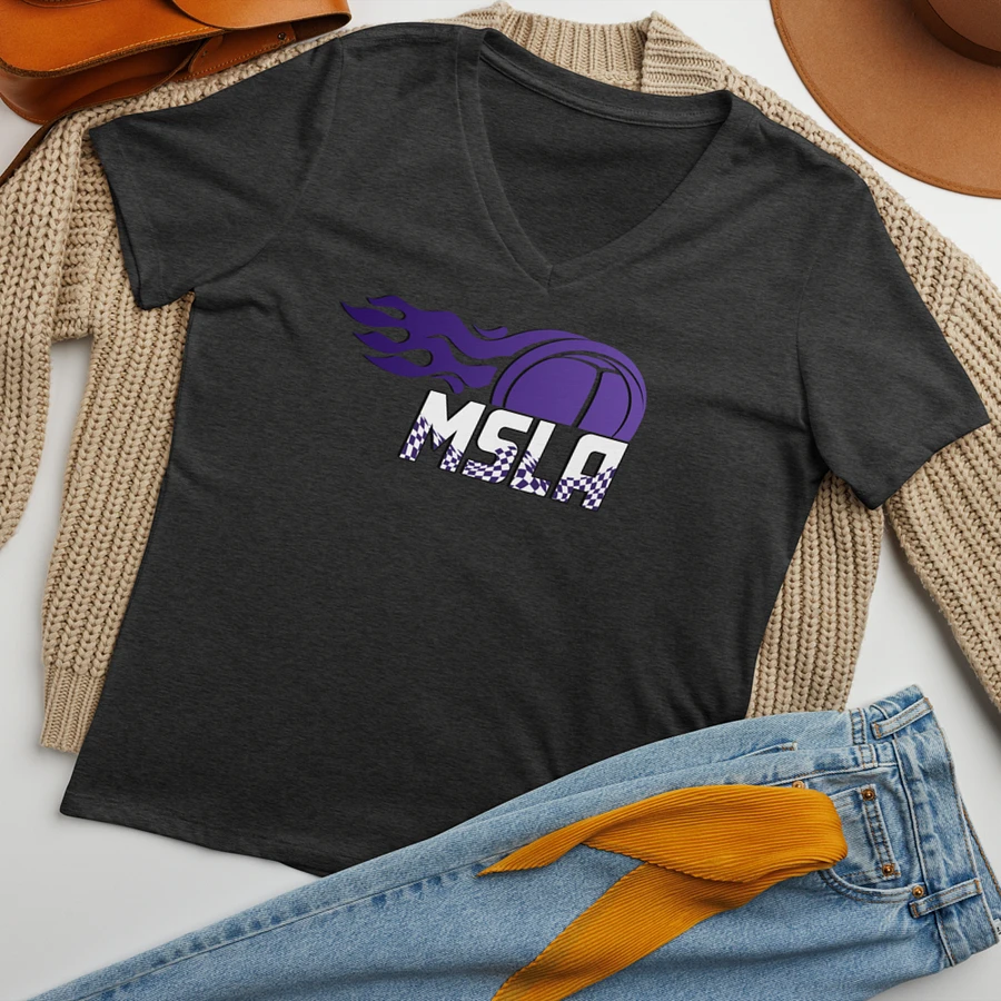 MSLA Purple Women's V-Neck product image (3)