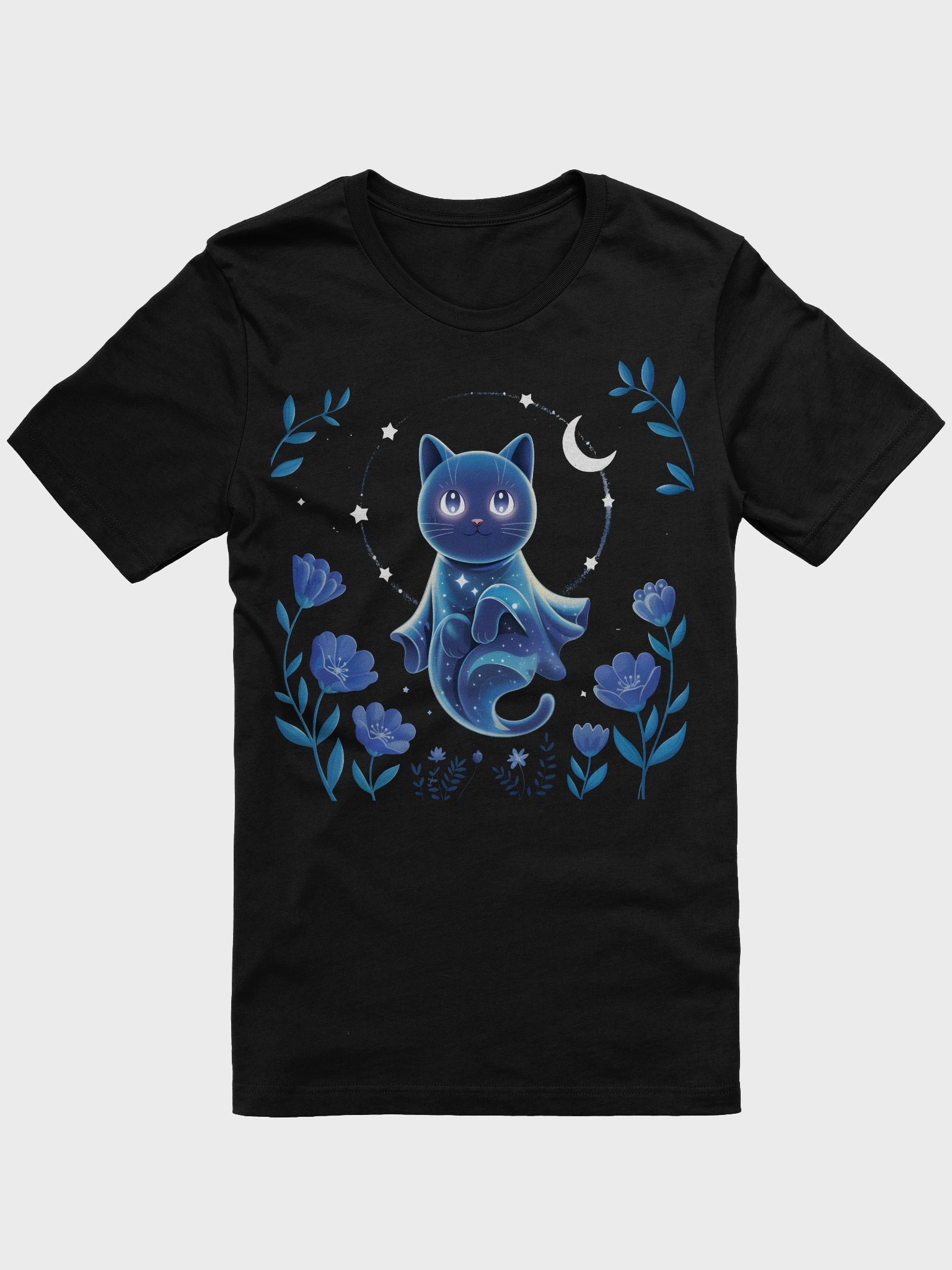 Starry Night Cat Spirit T-Shirt product image (1)