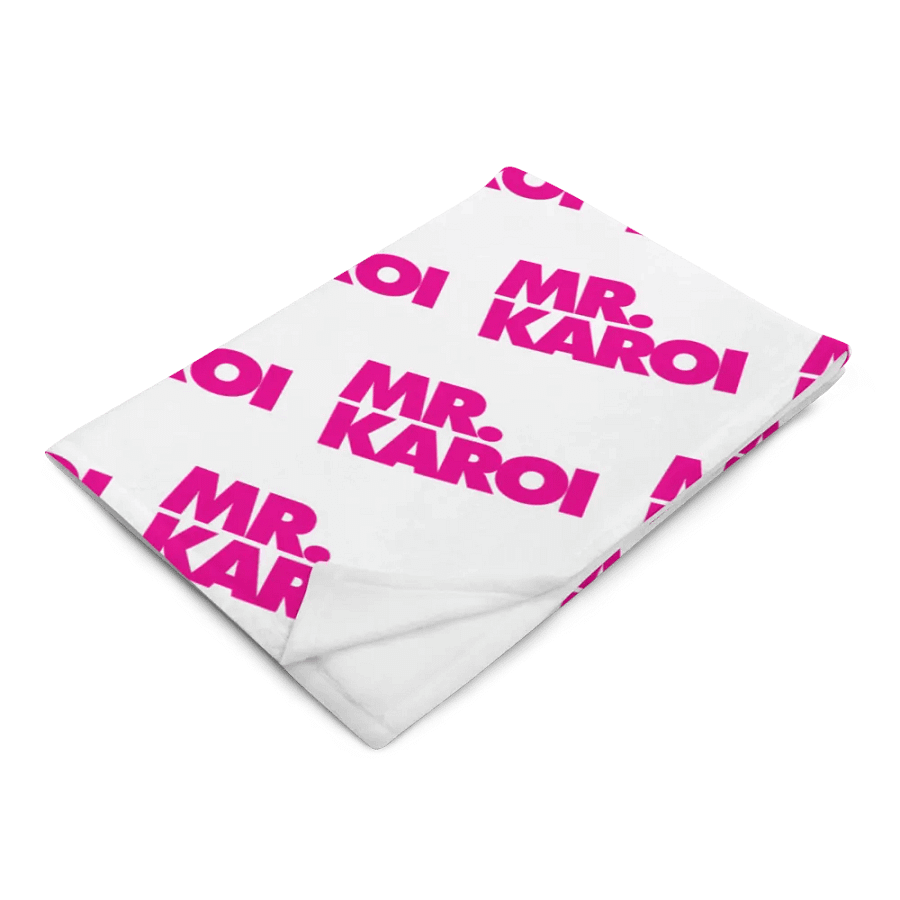 Mr. Karoi Logo Throw Blanket product image (2)