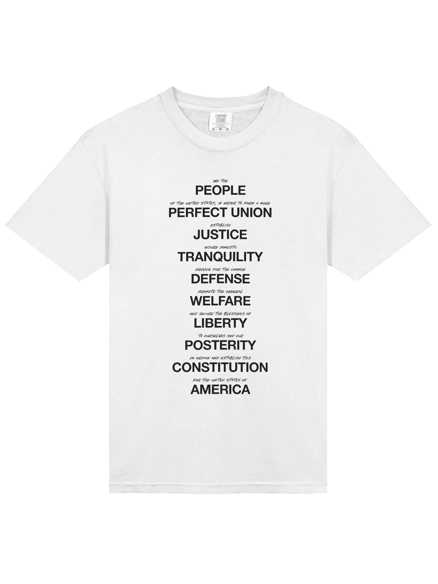 Constitution Preamble Tee product image (9)