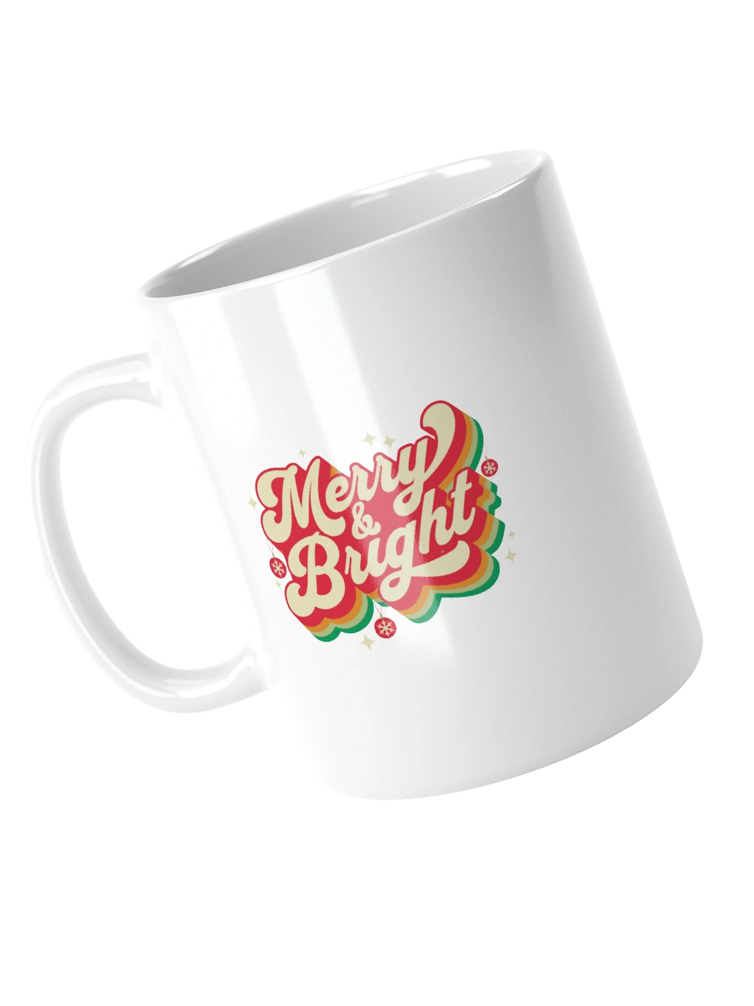 Coffee Mug Merry And Bright Retro Xmas Festive Vibes product image (12)