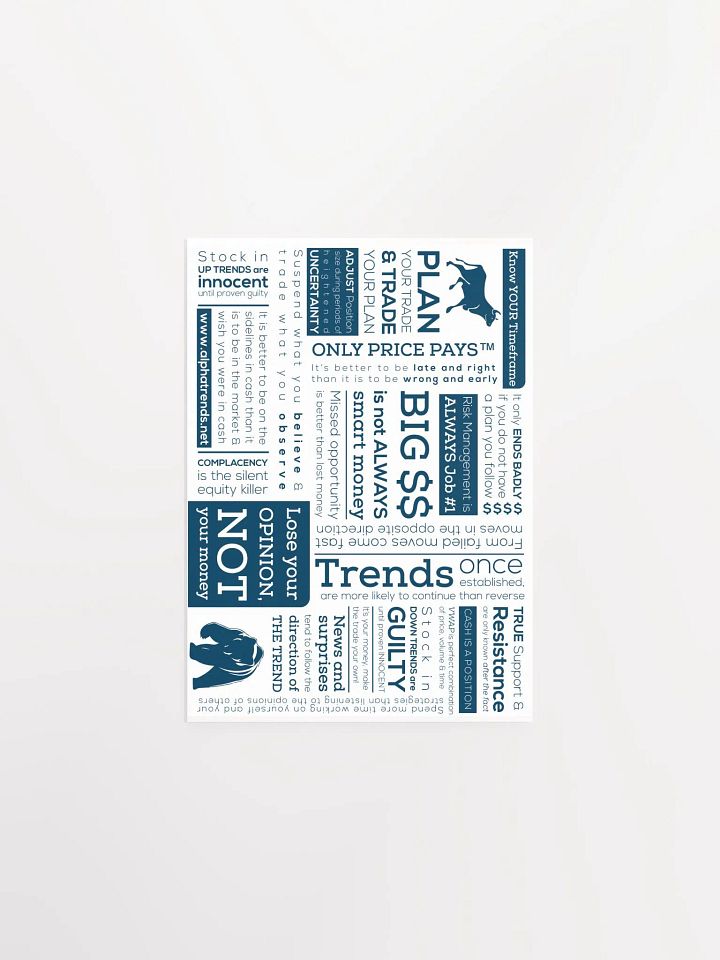 Brian's Market Mottos Poster (Original) product image (1)