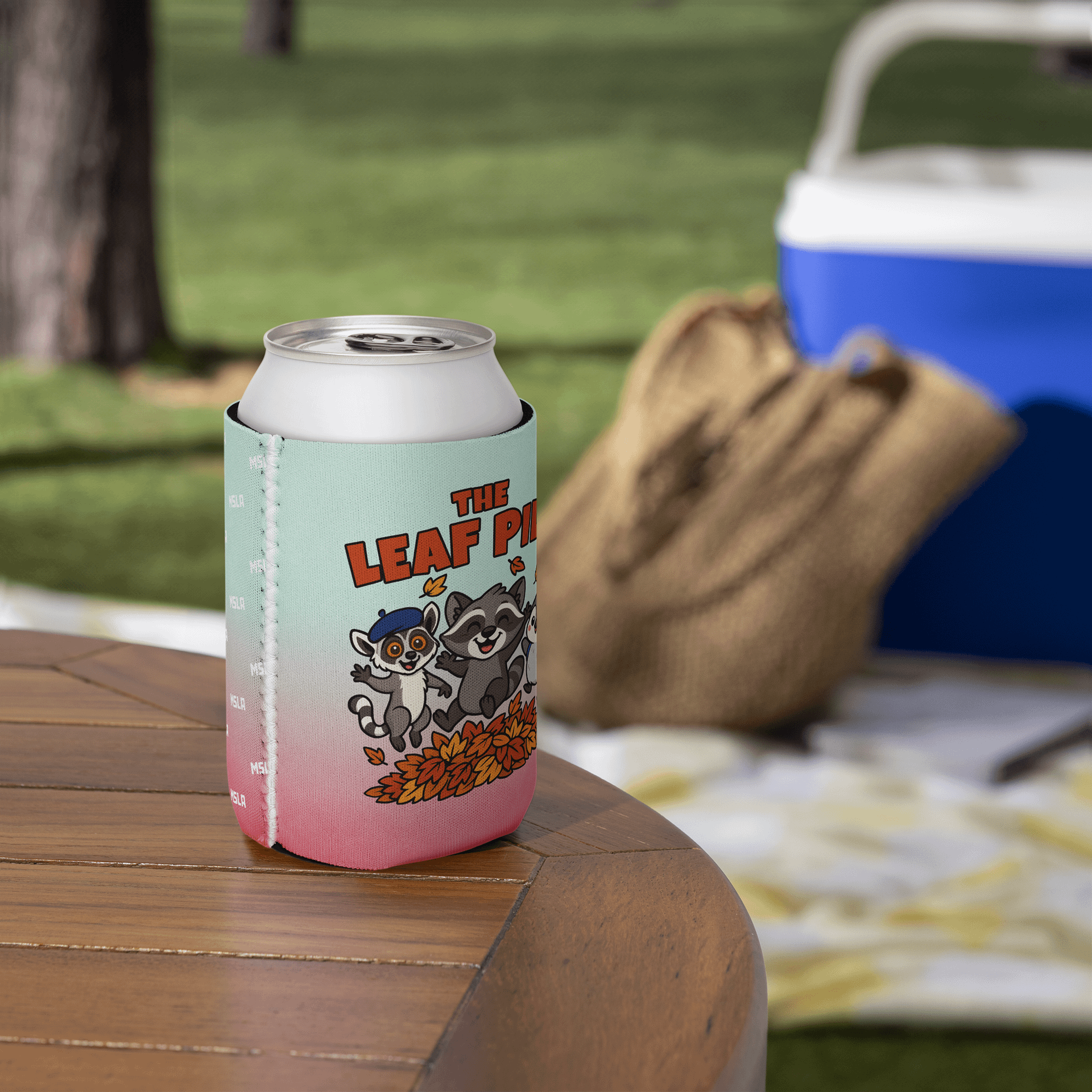 The Leaf Pile - Coozie Can Cooler product image (3)