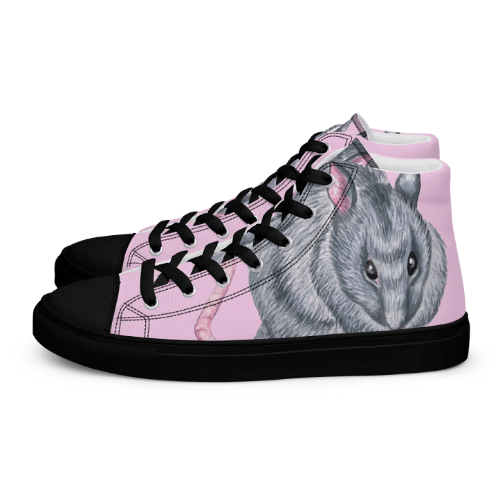 Rat art High Top Canvas Shoes (womens) product image (1)