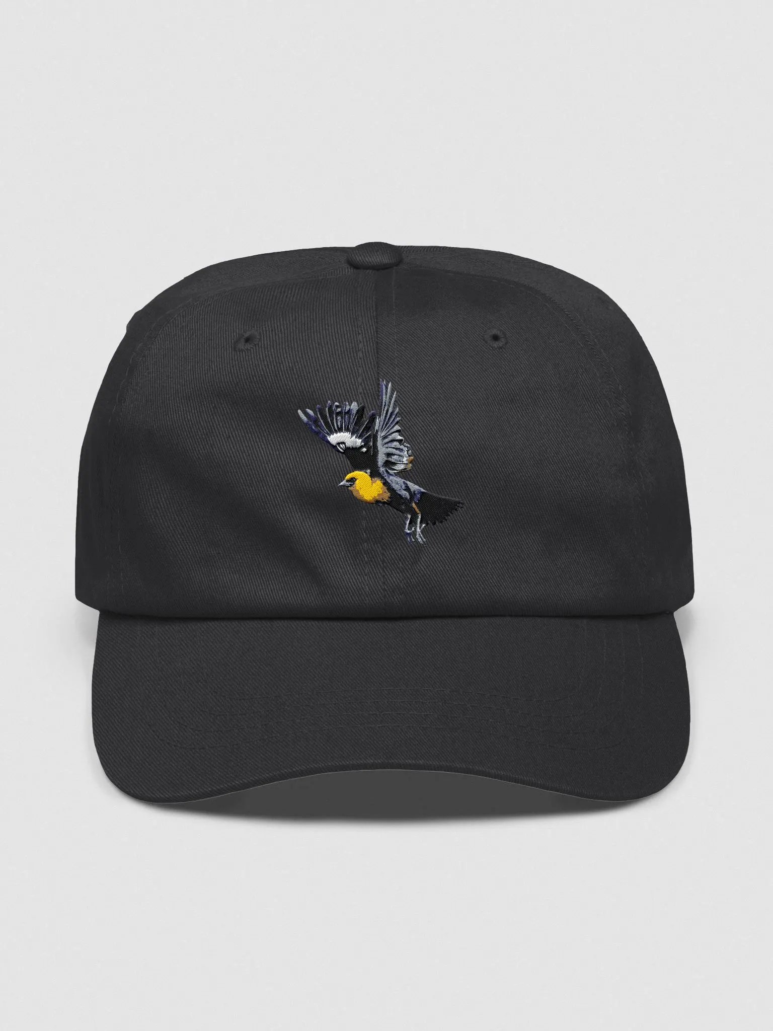 Flock 1 - Yellow-headed Blackbird Embroidered Hat product image (4)