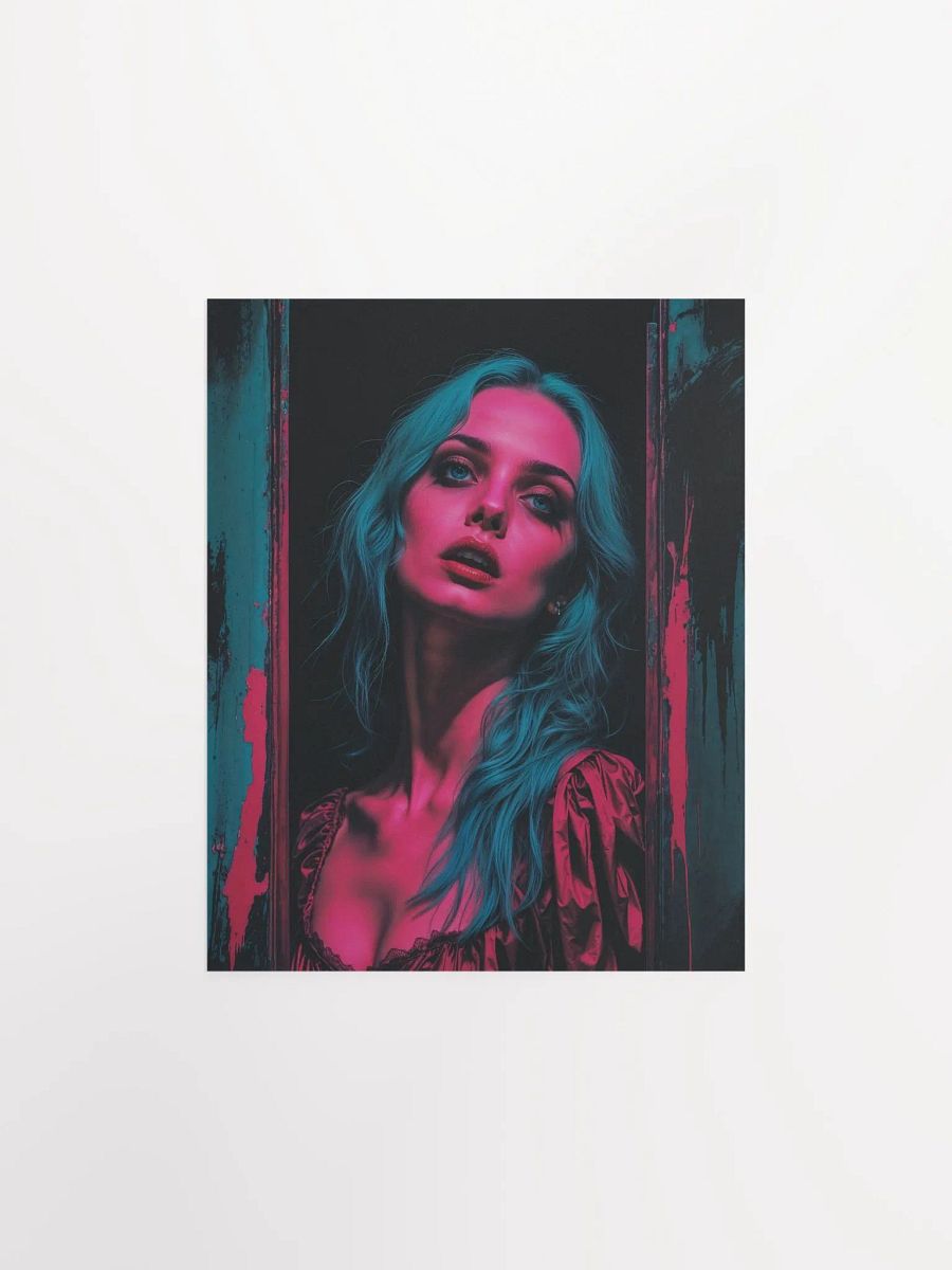 Intense Blue Hair Poster product image (16)