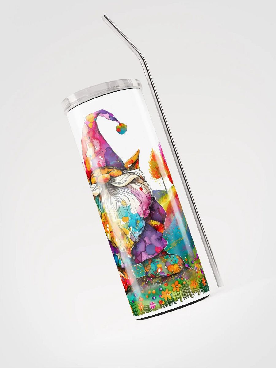 Spring Garden Gnome Stainless Steel Tumbler product image (5)