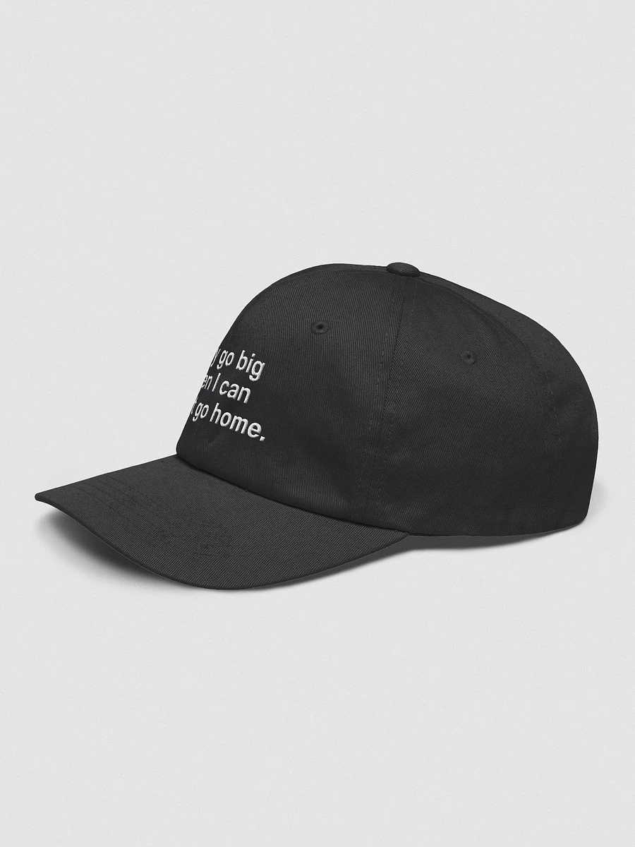 Why go big when I can just go home. Hat product image (21)