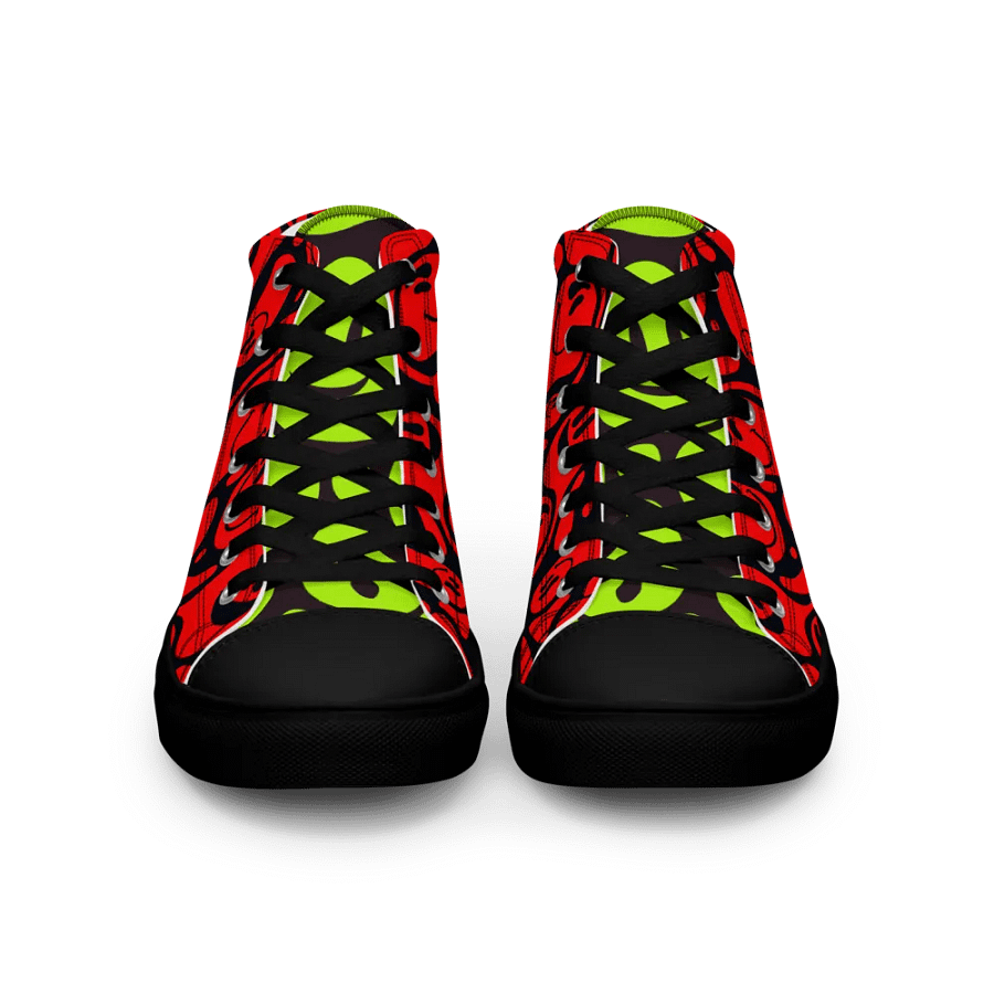 Women's High Top Canvas Shoes : 'Smile 2' product image (4)