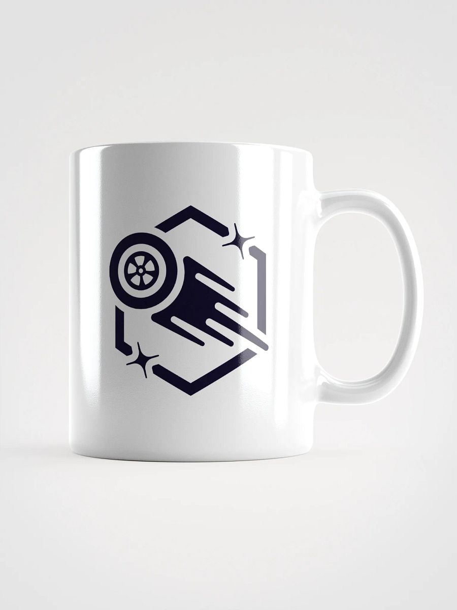 White Ceramic Mug (Dark Logo) product image (1)