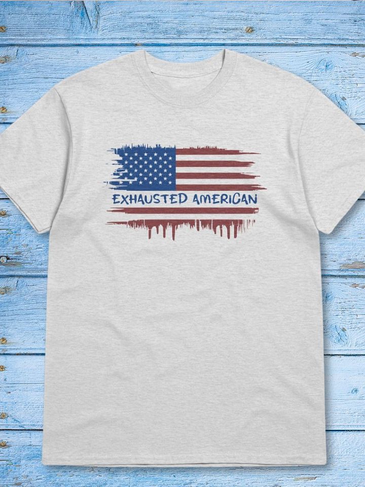 Exhausted American Tshirt product image (1)