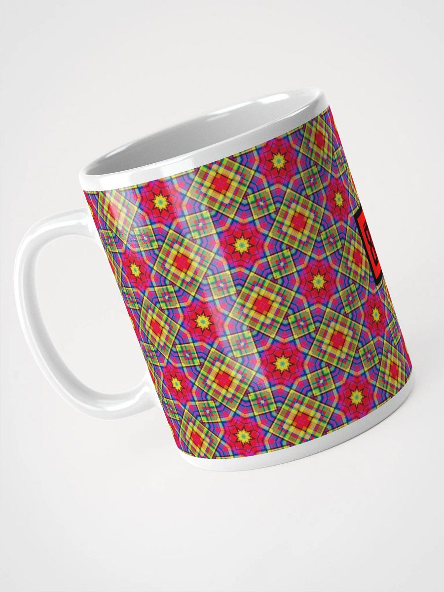 8T Sips Mosaic White Glossy Mug product image (3)