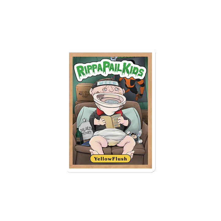 RippaPail Kids Yellow Flush Magnet product image (2)