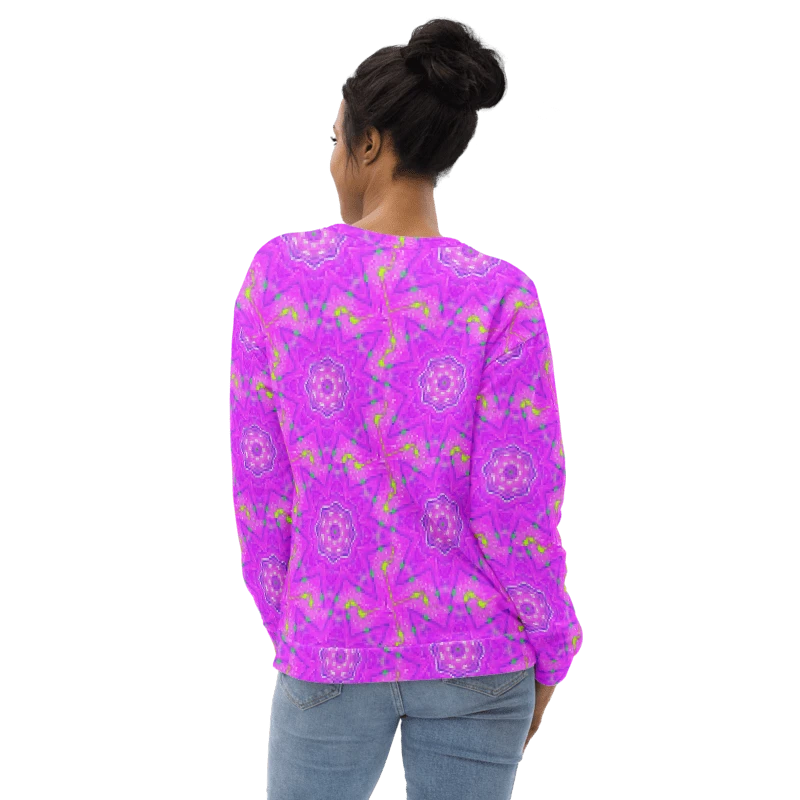 That Abstract Pink Neon Star Unisex Sweatshirt product image (11)
