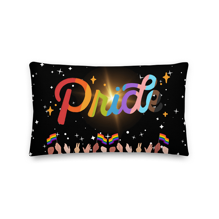 LGBTQIAP2S+ 2025, Pride Glow, Pillow product image (2)