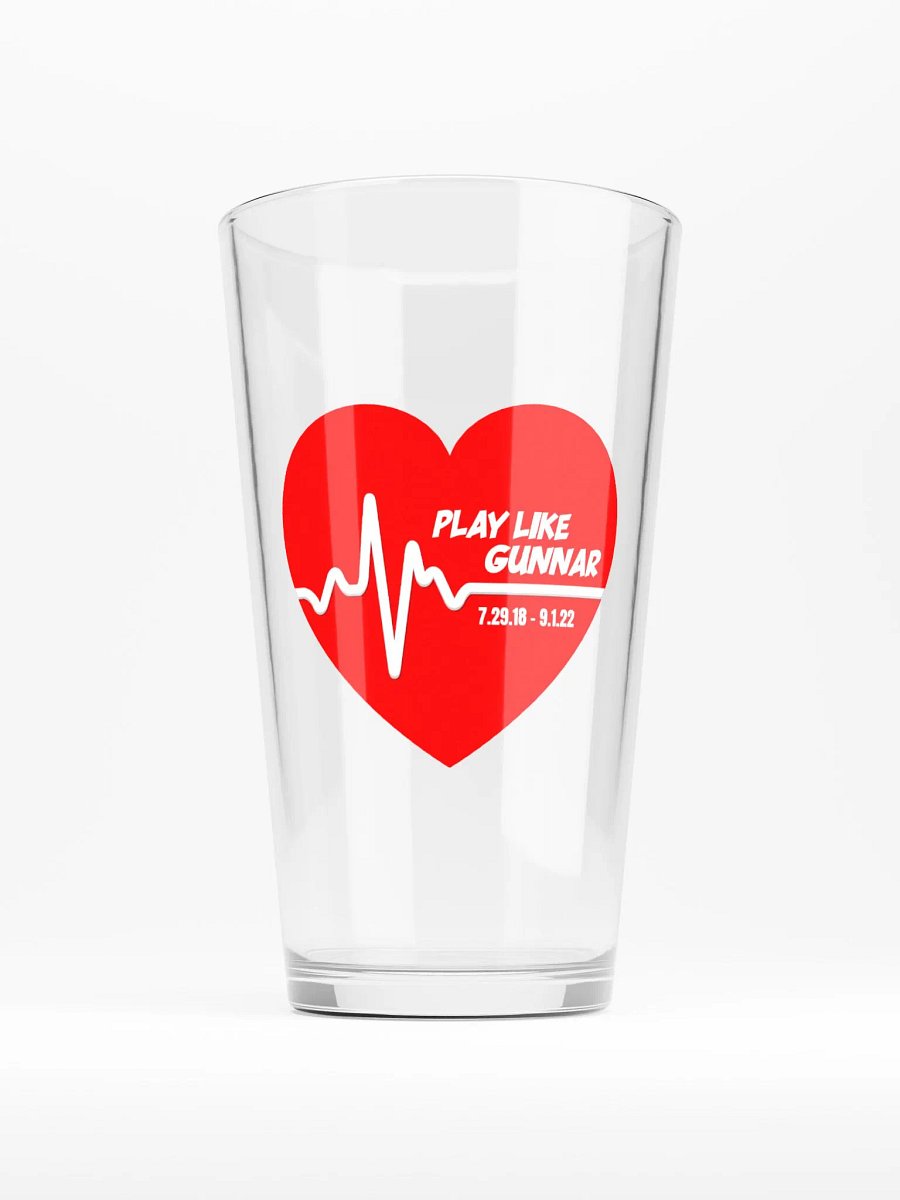 Play Like Gunnar Pint Glass product image (1)