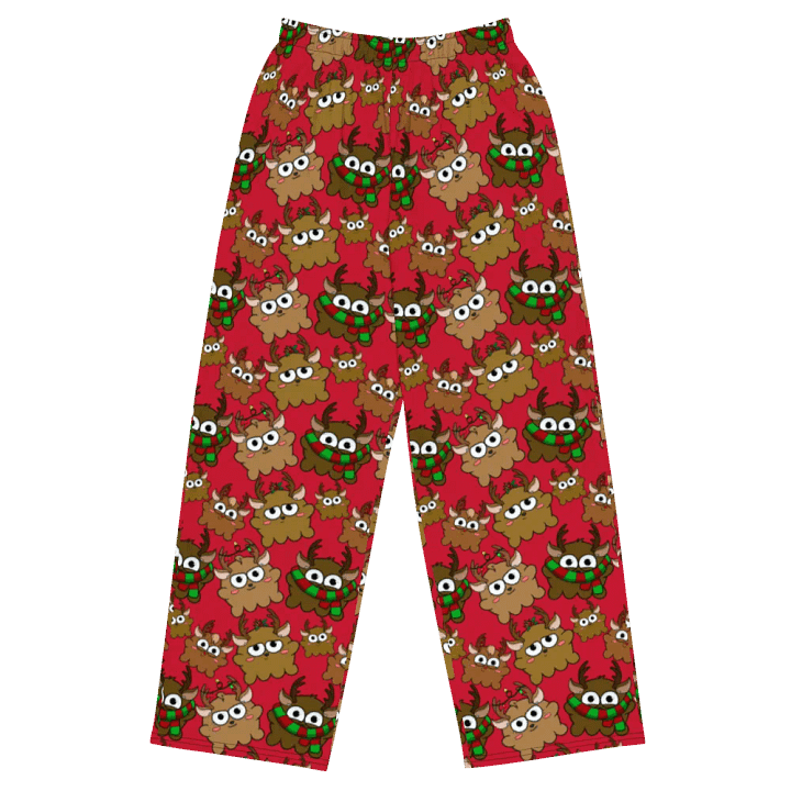 Red Globdeer Pajama Pants product image (1)