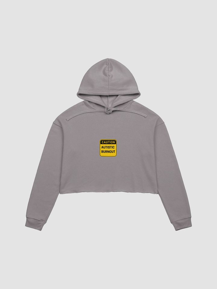 CAUTION: ASD BURNOUT cropped hoodie product image (30)