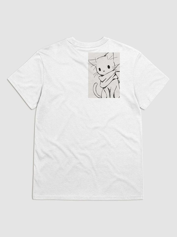 organic white tshirt product image (2)