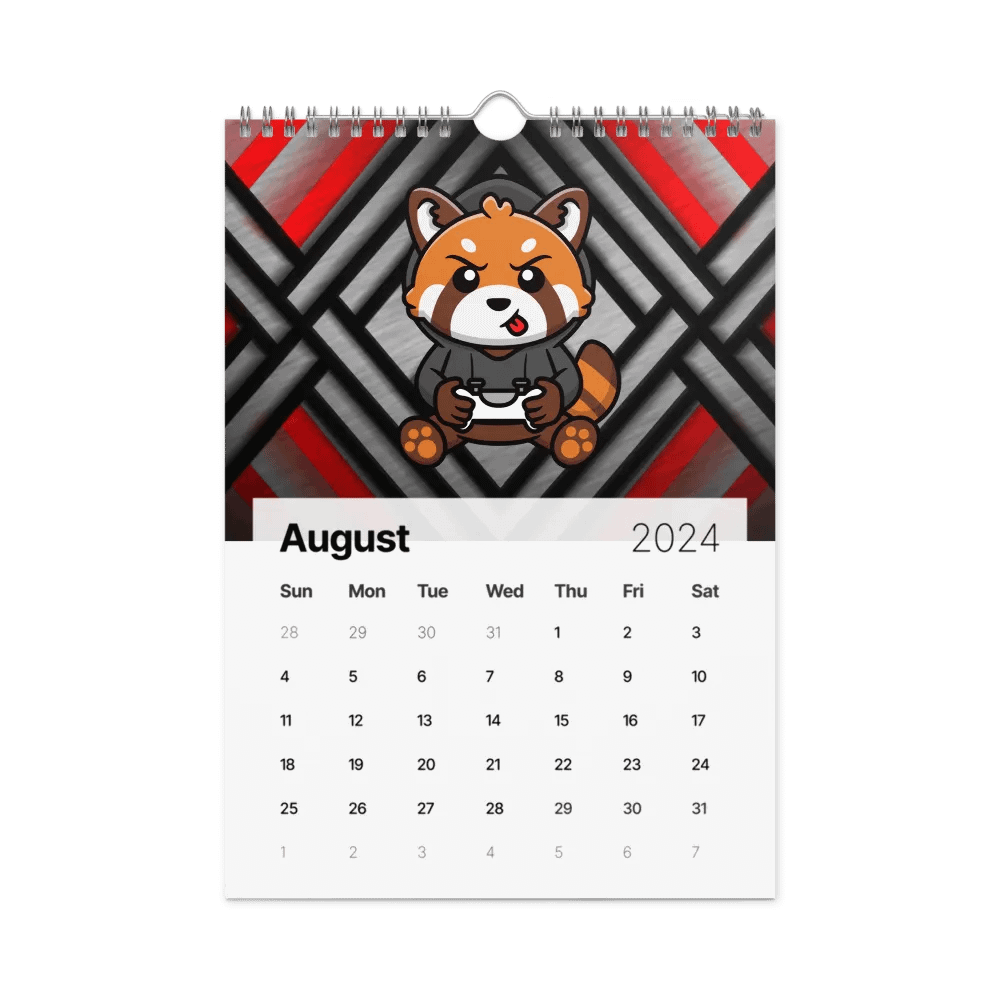 Red Panda 2024 Wall Calendar product image (2)
