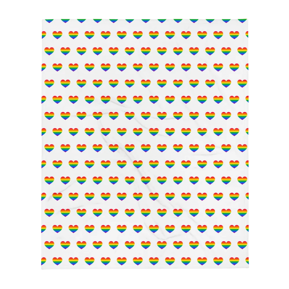Rainbow Heart Blanket product image (3)