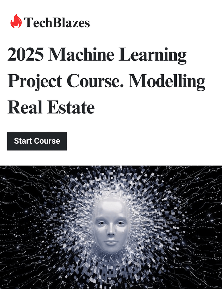 2025 Machine Learning Project Course. Modelling Real Estate product image (1)