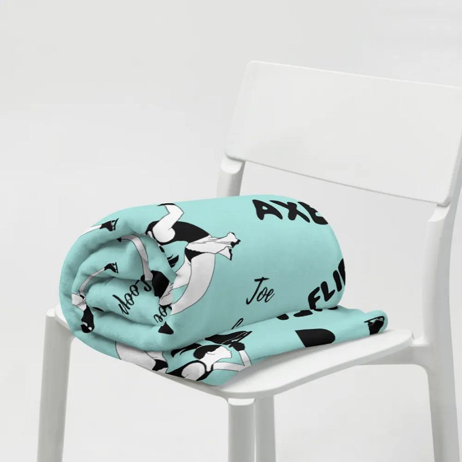Ice Queen-Pattern Blanket - light blue product image (8)