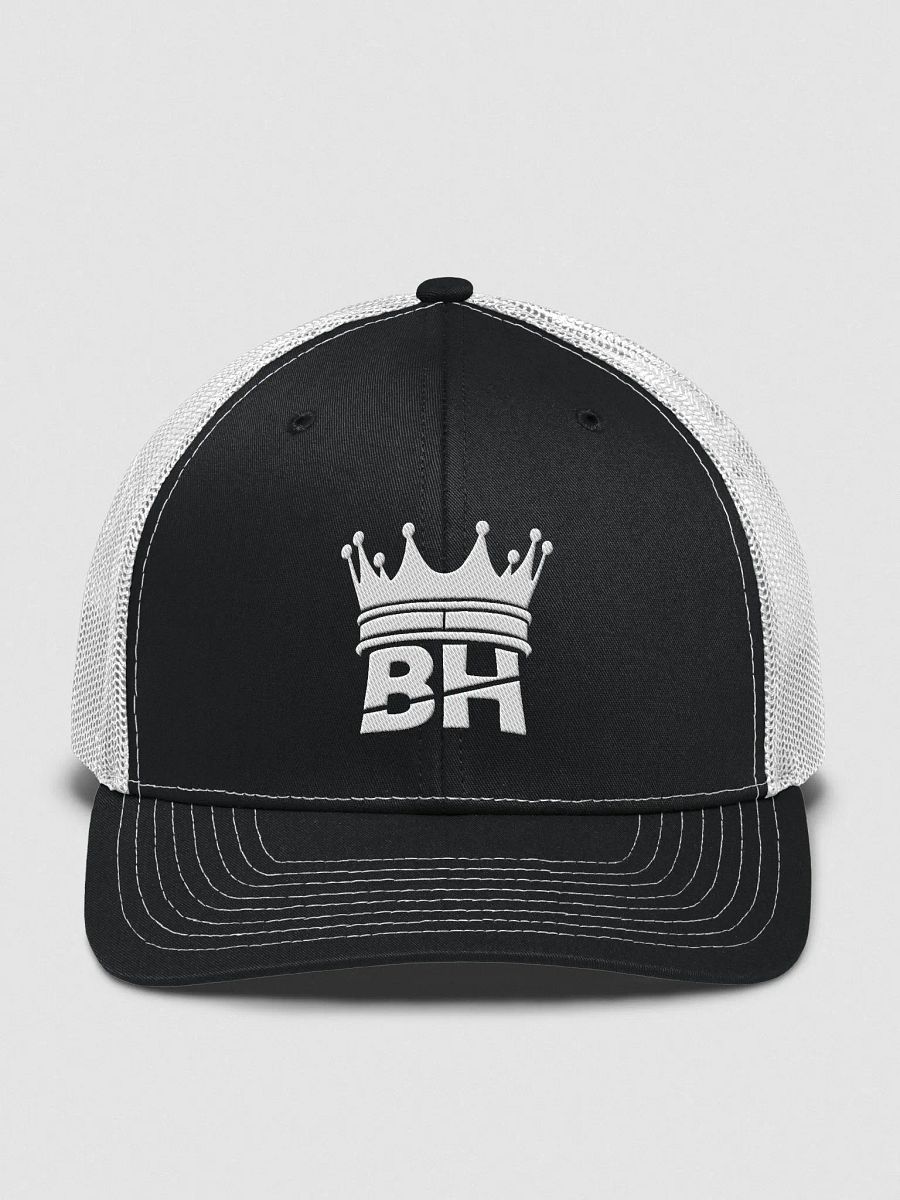 BH White Logo Trucker product image (1)