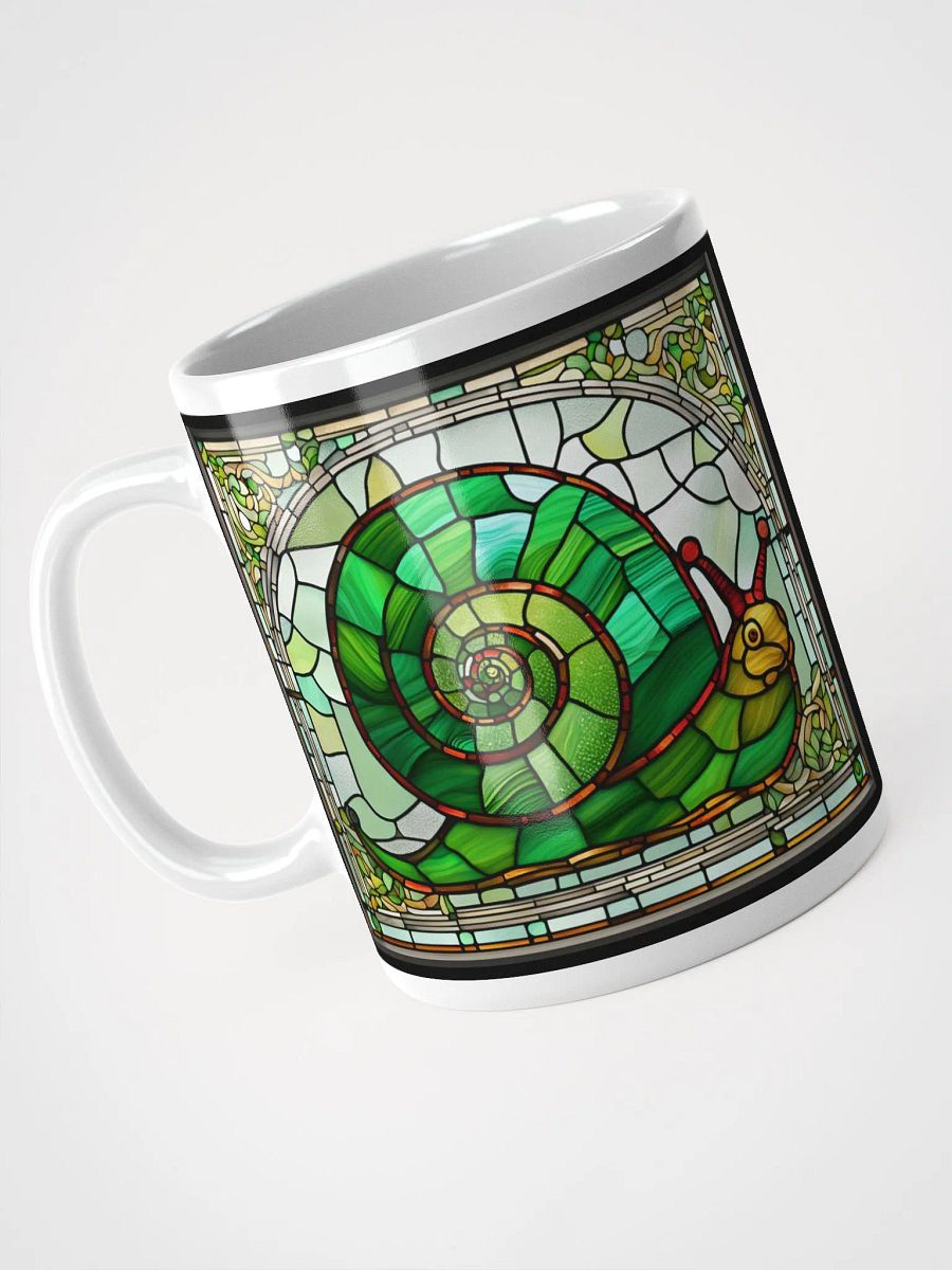 #004 Rosie Radar Snail Stained Glass Mug product image (5)