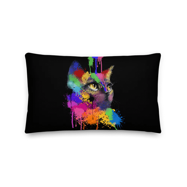 Vibrant Cat Eyes Premium Pillow product image (2)