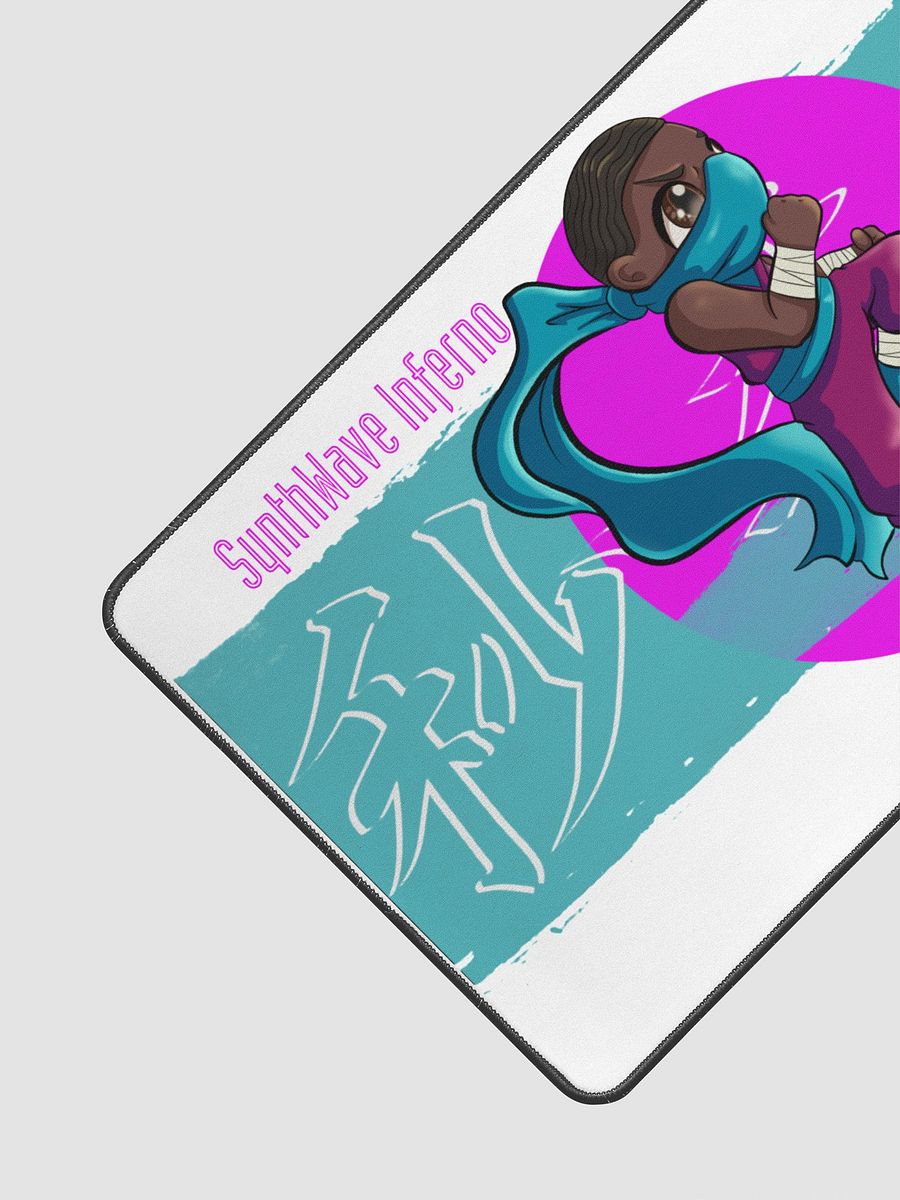 Neon Synth Banner Desk Mat product image (2)