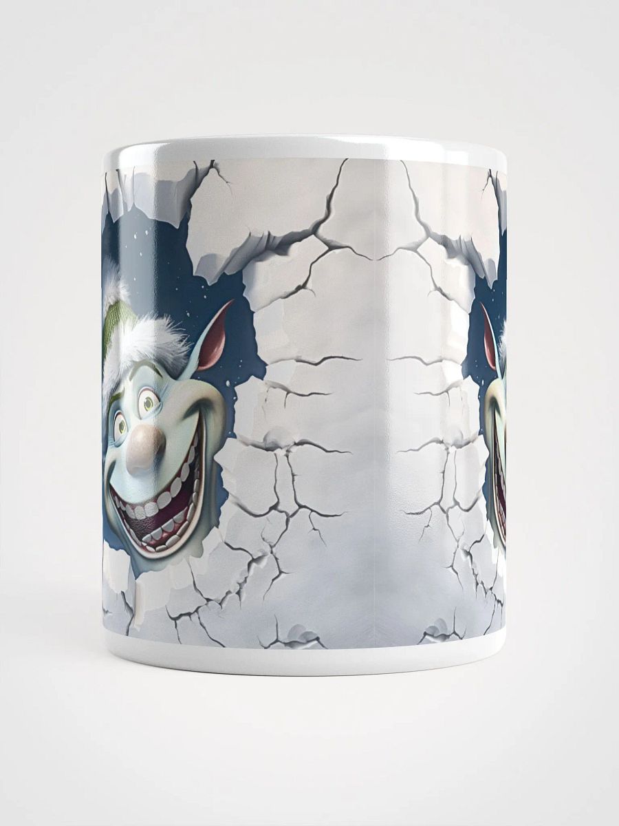 Mischievous Grinch 3D Christmas Mug - Double-Sided Peek-a-Boo Design product image (14)