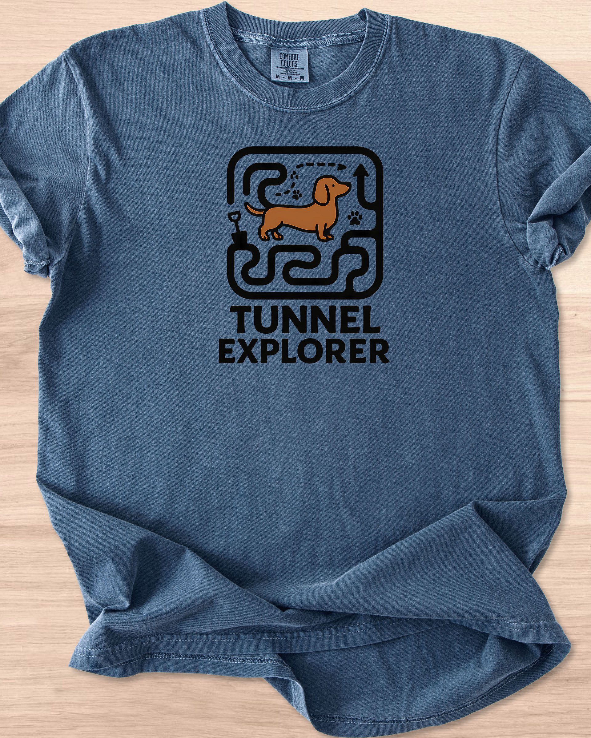 Tunnel Explorer (Dachshund) Tee product image (28)