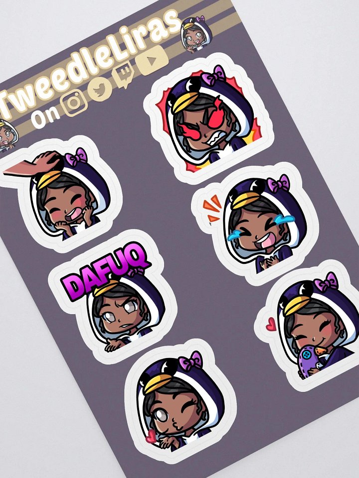 TweedleLiras 1.0 Emote Sticker pack product image (2)
