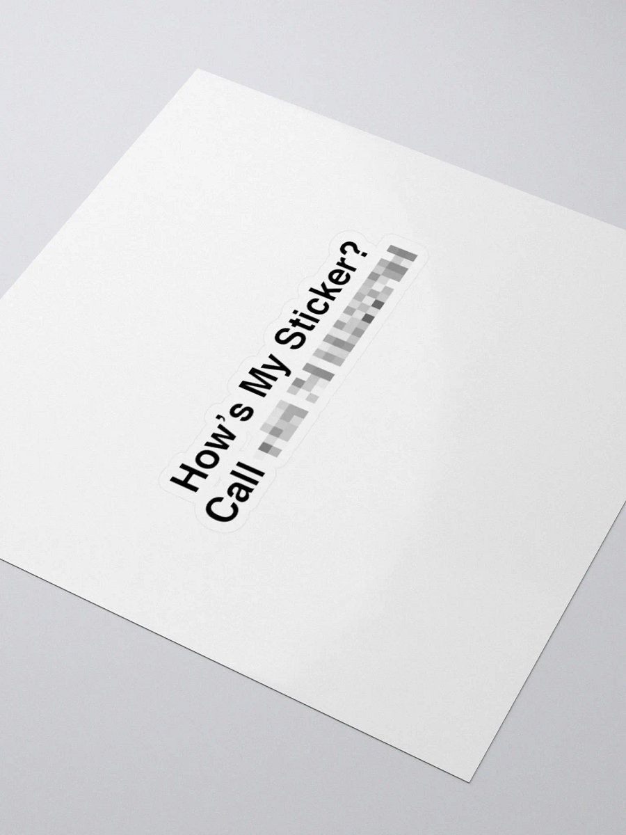 How's My Sticker? product image (3)