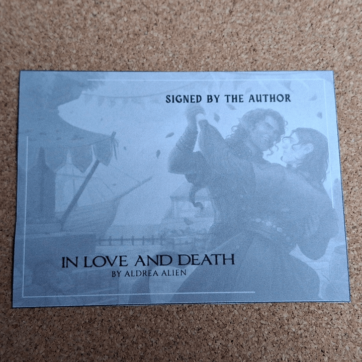 In Love and Death Alternate Bookplate product image (1)