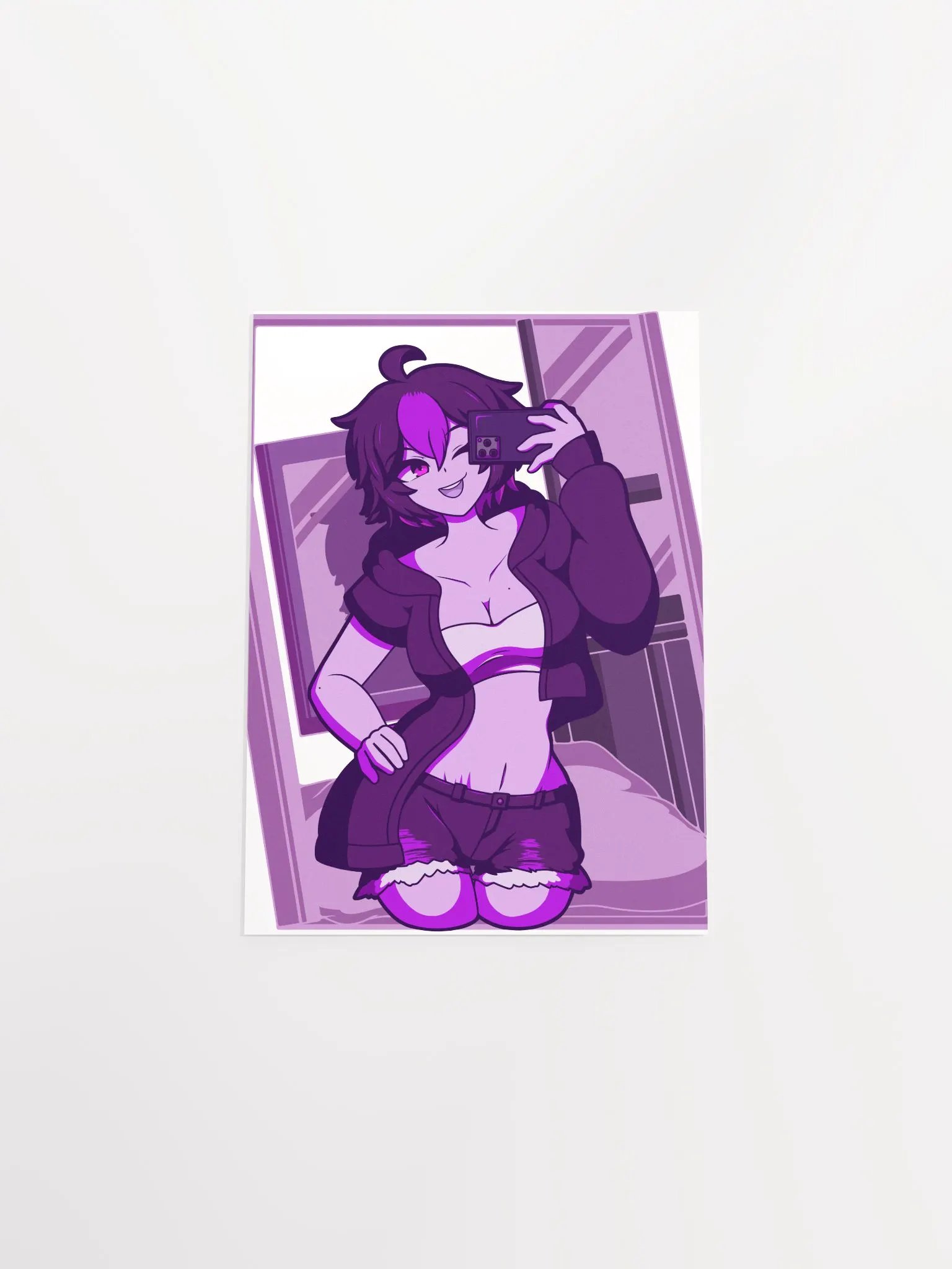 Michael Ael Genderbend Monochrome Poster (MonolithTK) product image (44)